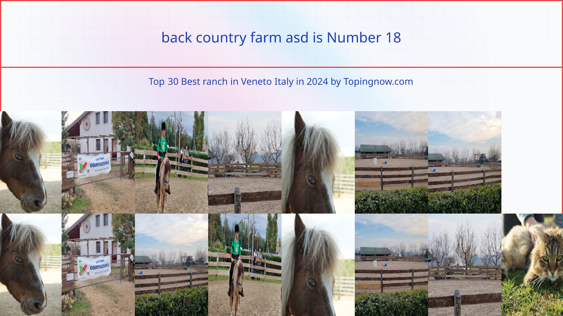 back country farm asd: Top 30 Best ranch in Veneto Italy in 2025