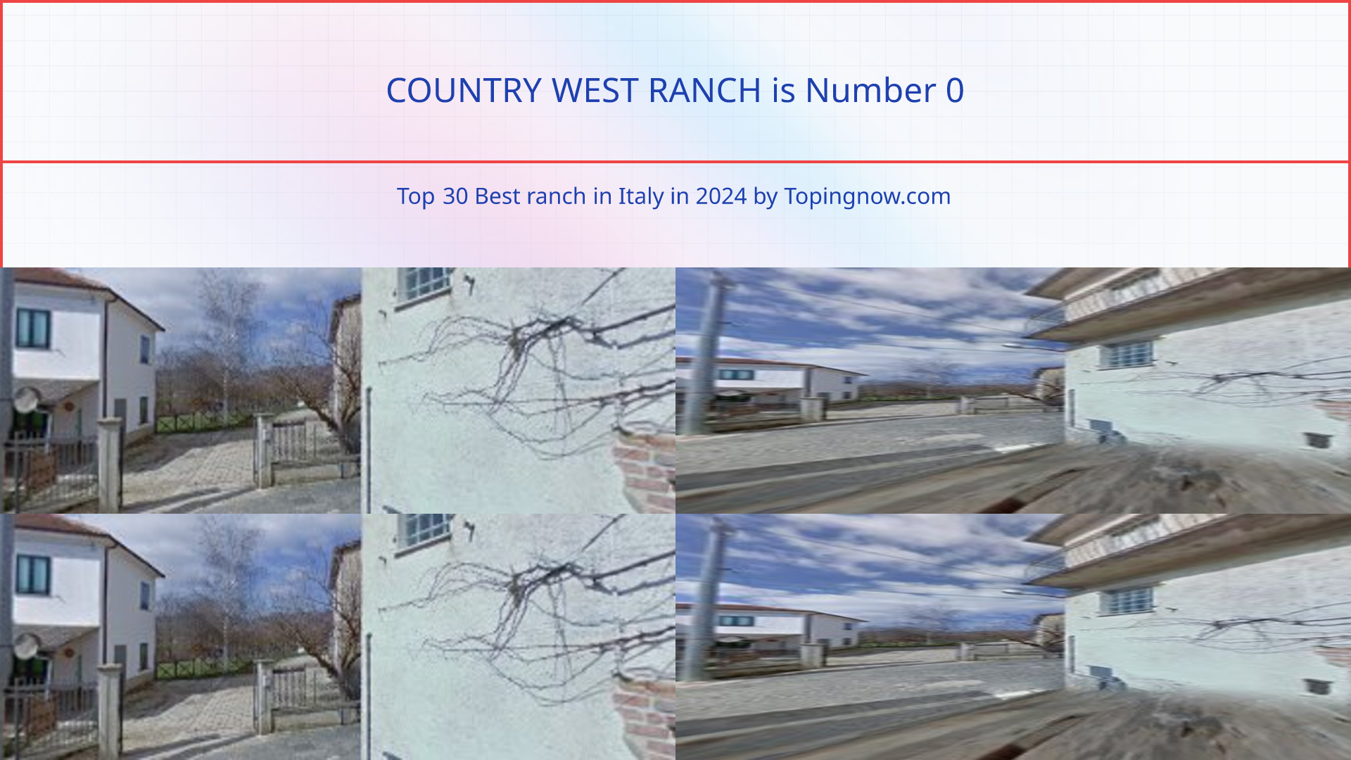 COUNTRY WEST RANCH: Top 30 Best ranch in Italy in 2025
