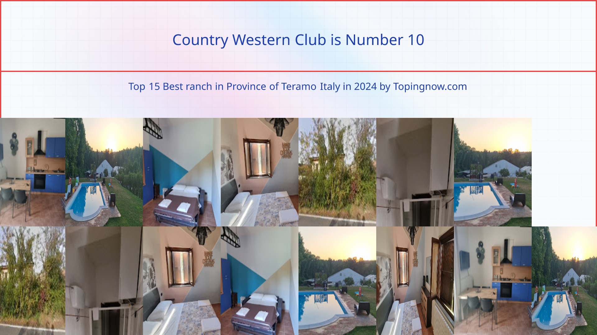 Country Western Club: Top 15 Best ranch in Province of Teramo Italy in 2024