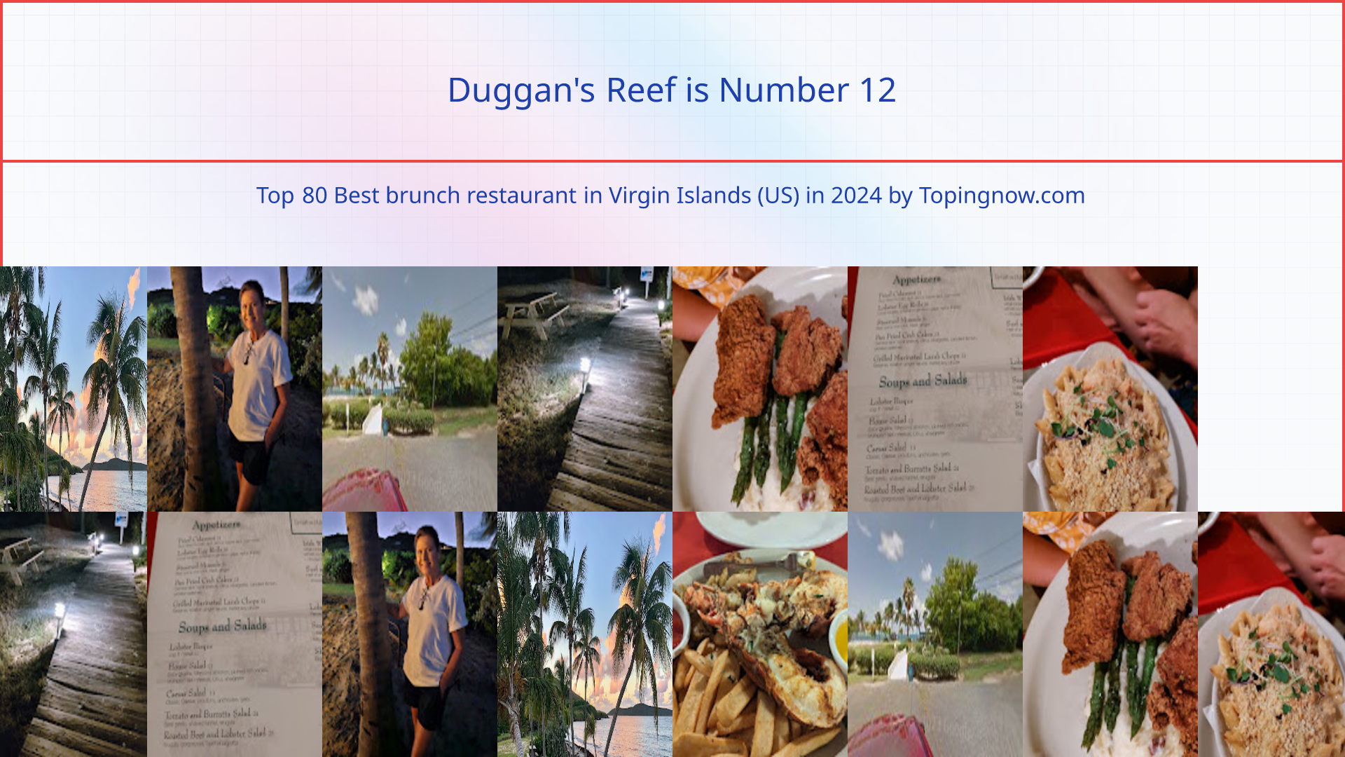 Duggan's Reef: Top 80 Best brunch restaurant in Virgin Islands (US) in 2024