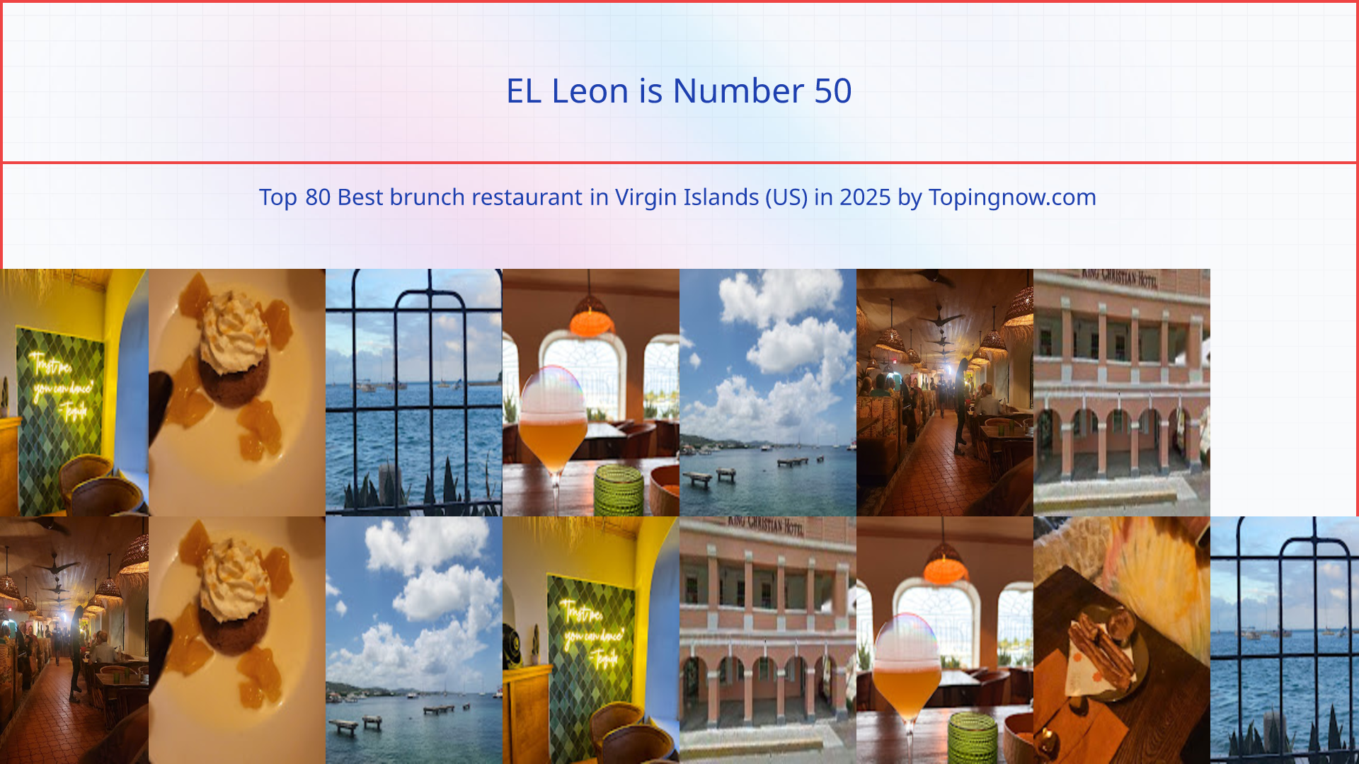 EL Leon: Top 80 Best brunch restaurant in Virgin Islands (US) in 2025