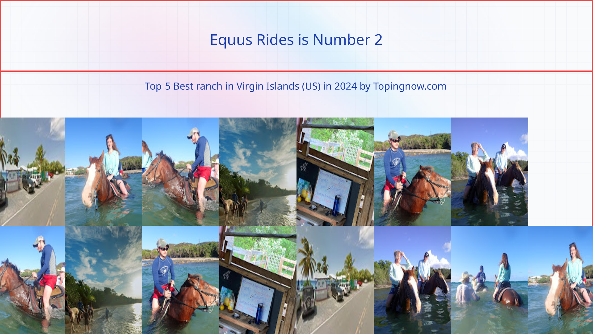 Equus Rides: Top 5 Best ranch in Virgin Islands (US) in 2024