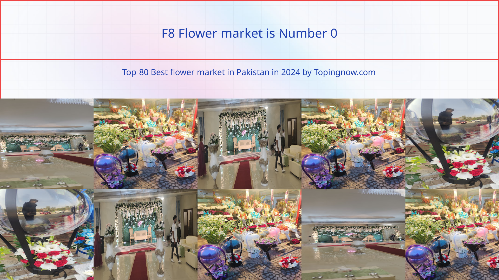 F8 Flower market: Top 80 Best flower market in Pakistan in 2025