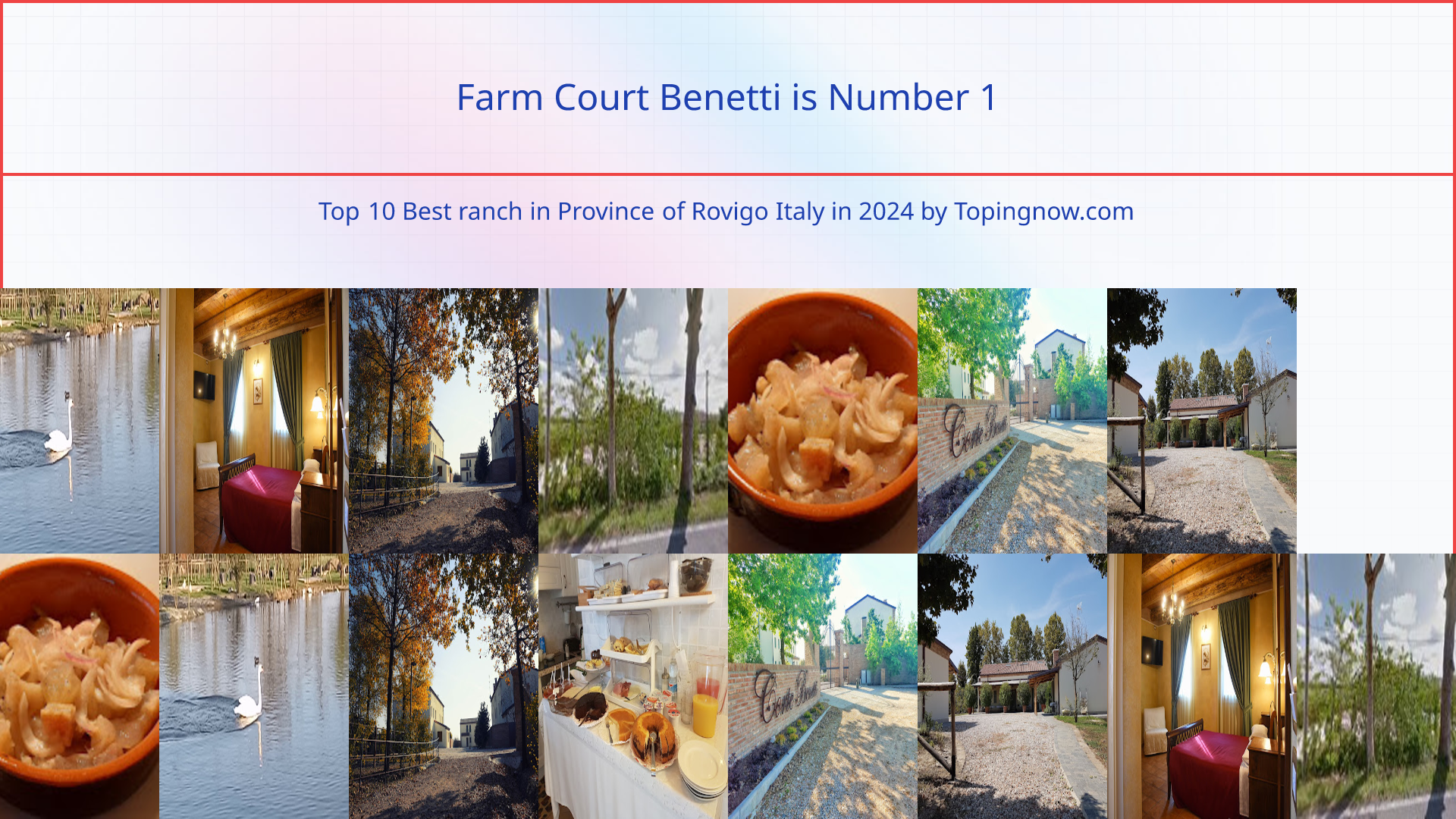 Farm Court Benetti: Top 10 Best ranch in Province of Rovigo Italy in 2024