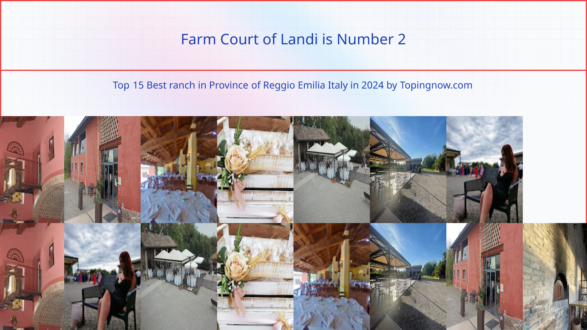 Farm Court of Landi: Top 15 Best ranch in Province of Reggio Emilia Italy in 2024