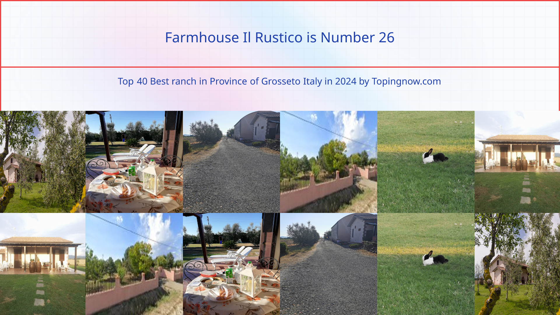 Farmhouse Il Rustico: Top 40 Best ranch in Province of Grosseto Italy in 2024