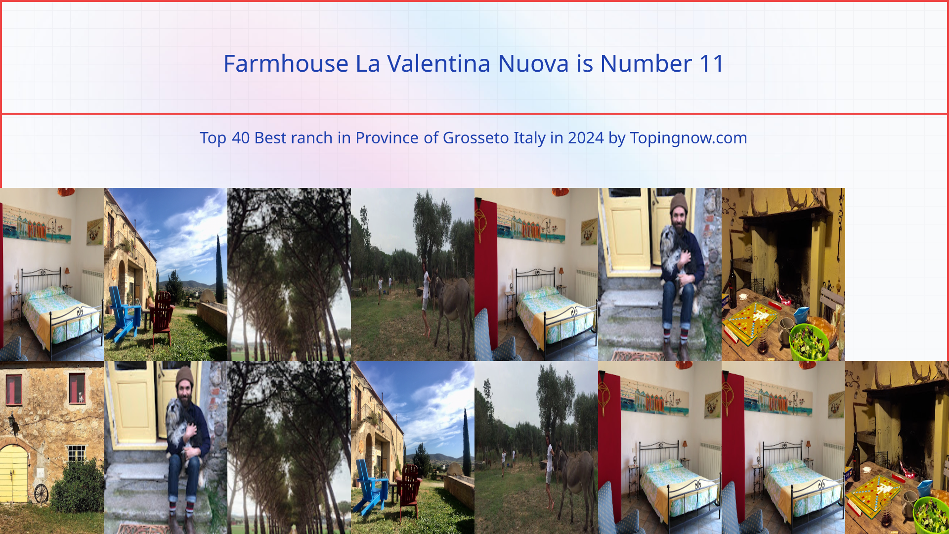 Farmhouse La Valentina Nuova: Top 40 Best ranch in Province of Grosseto Italy in 2024