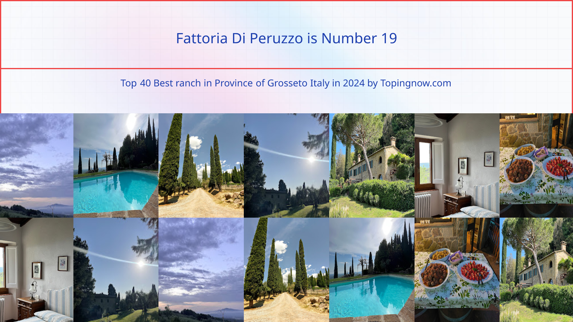 Fattoria Di Peruzzo: Top 40 Best ranch in Province of Grosseto Italy in 2024