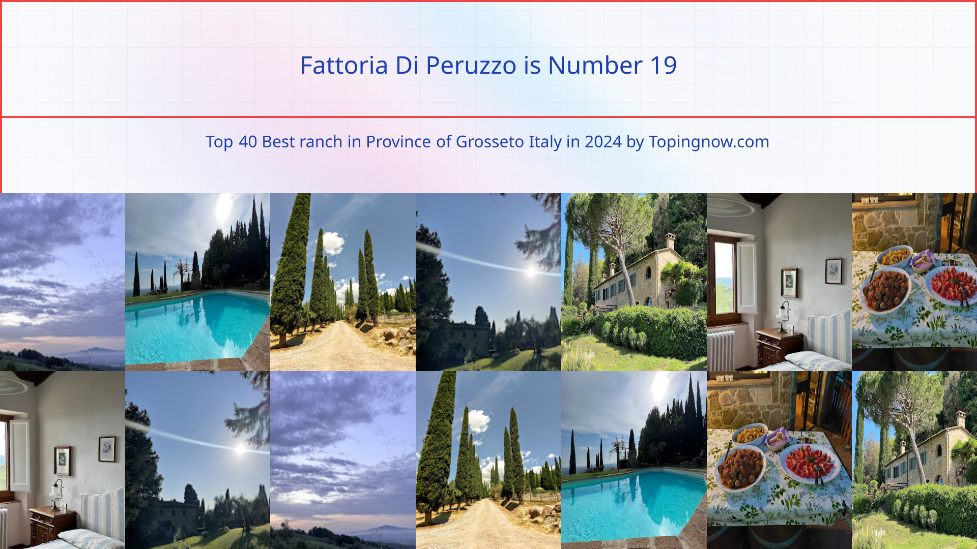 Fattoria Di Peruzzo: Top 40 Best ranch in Province of Grosseto Italy in 2025