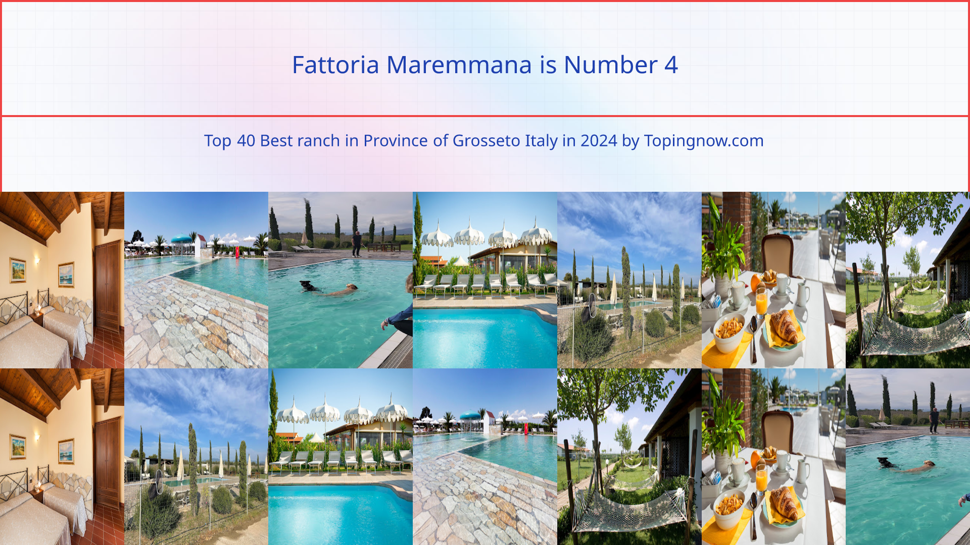 Fattoria Maremmana: Top 40 Best ranch in Province of Grosseto Italy in 2024