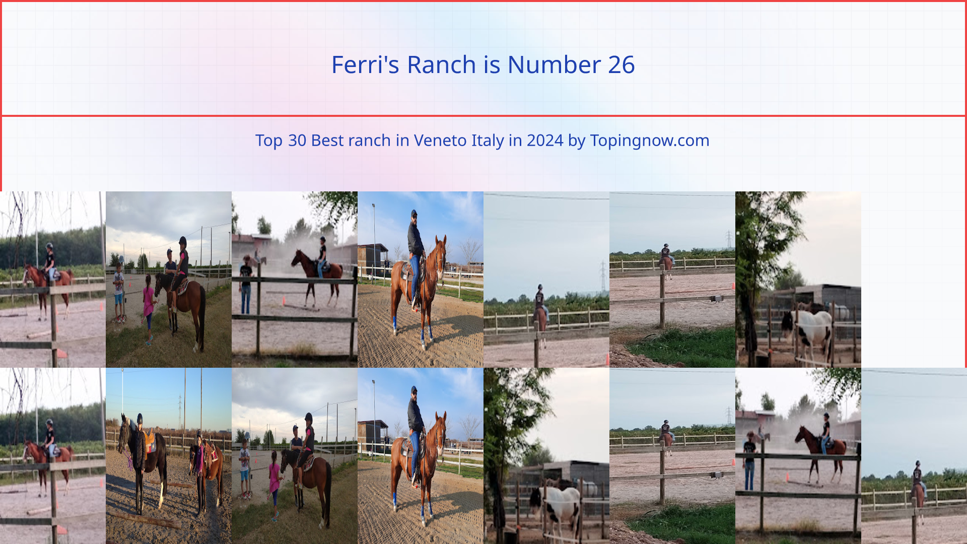 Ferri's Ranch: Top 30 Best ranch in Veneto Italy in 2024