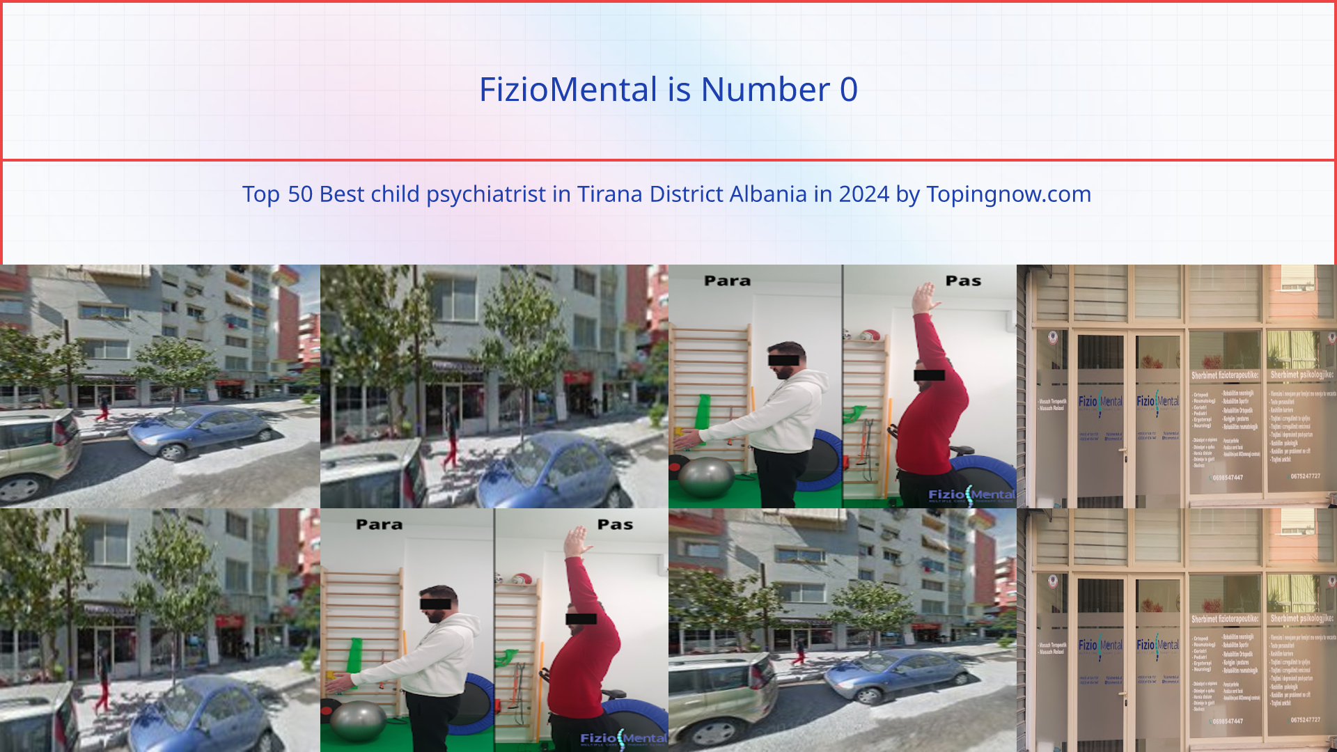 FizioMental: Top 50 Best child psychiatrist in Tirana District Albania in 2025