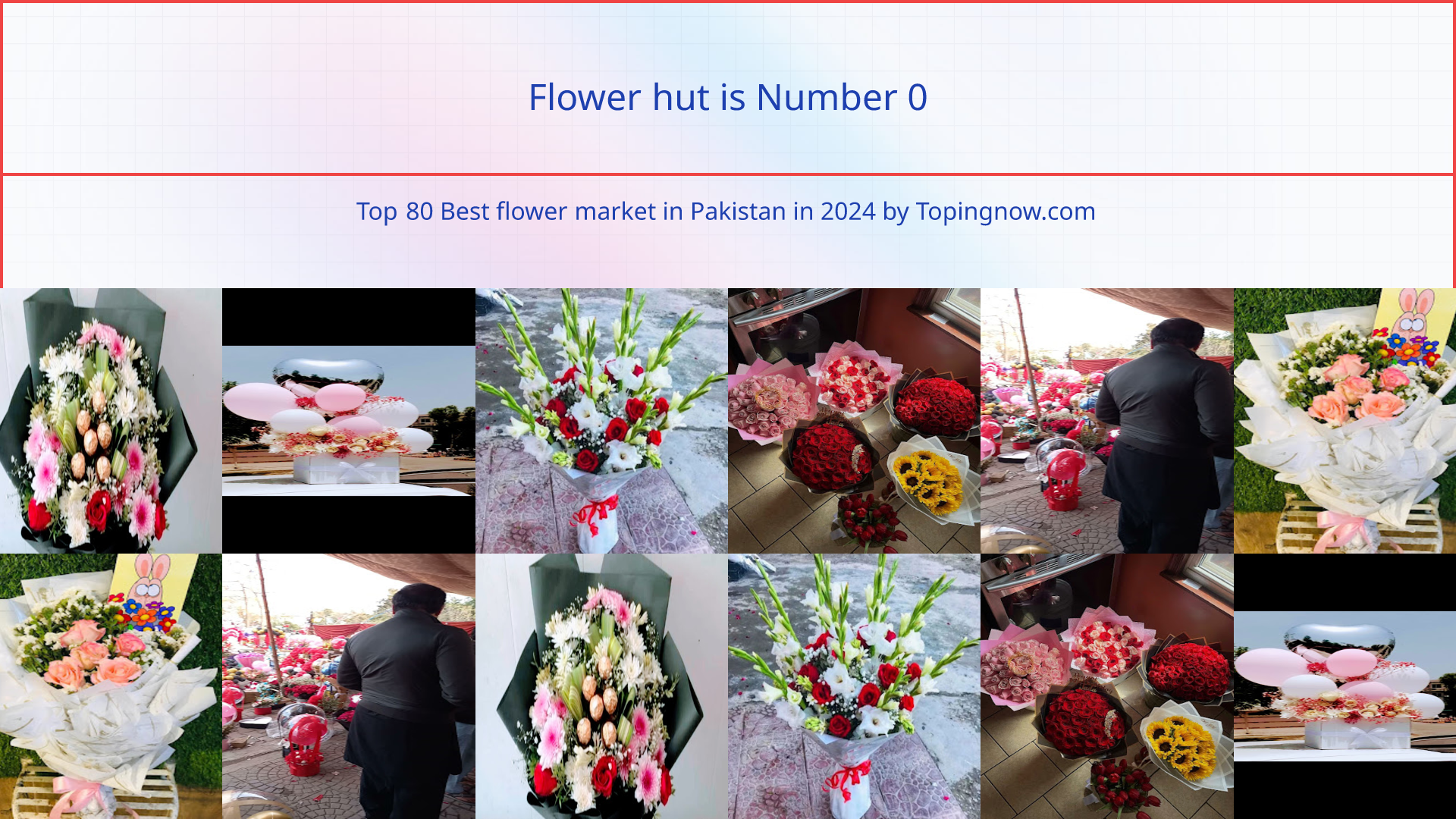 Flower hut: Top 80 Best flower market in Pakistan in 2024