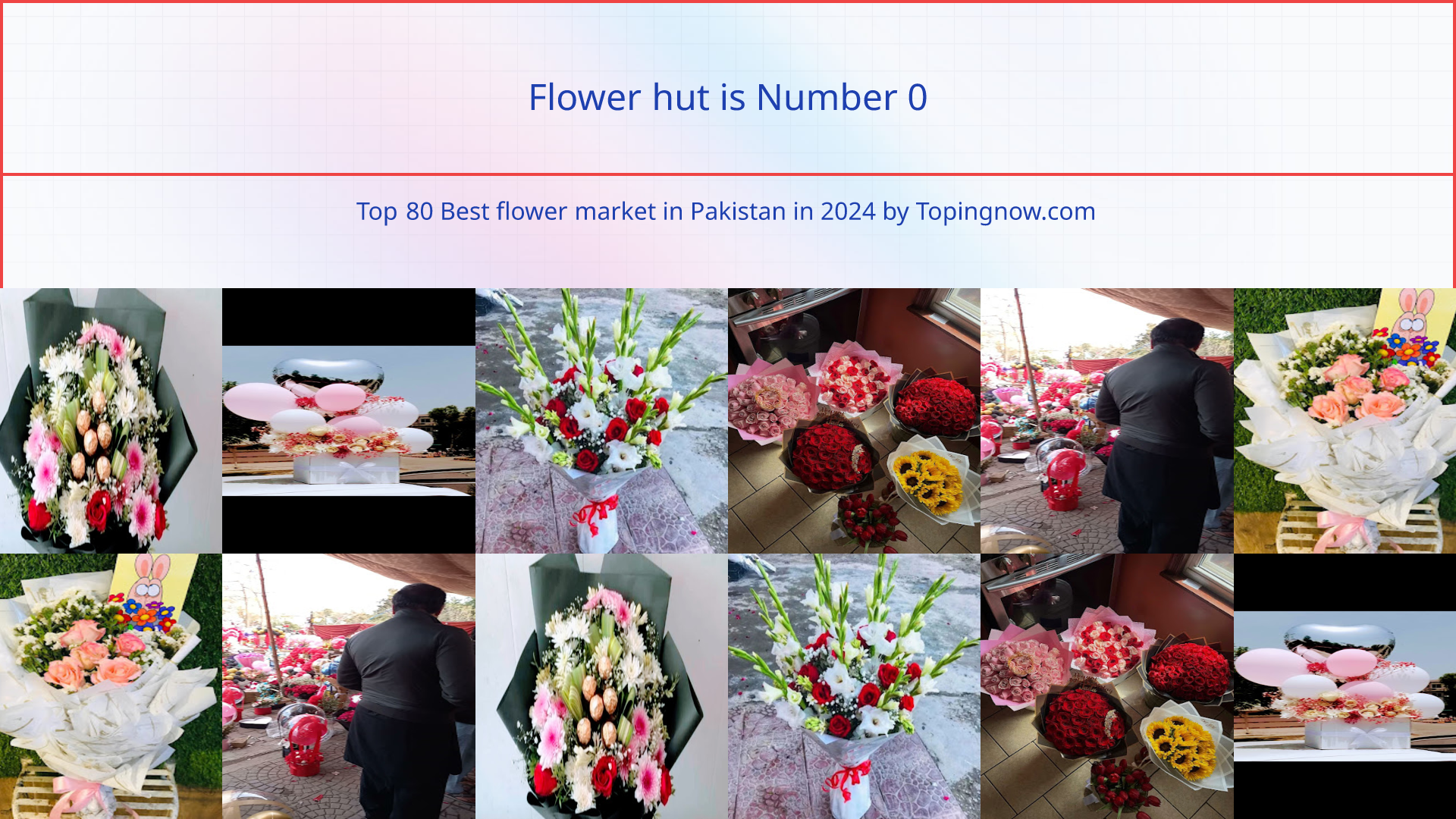 Flower hut: Top 80 Best flower market in Pakistan in 2025