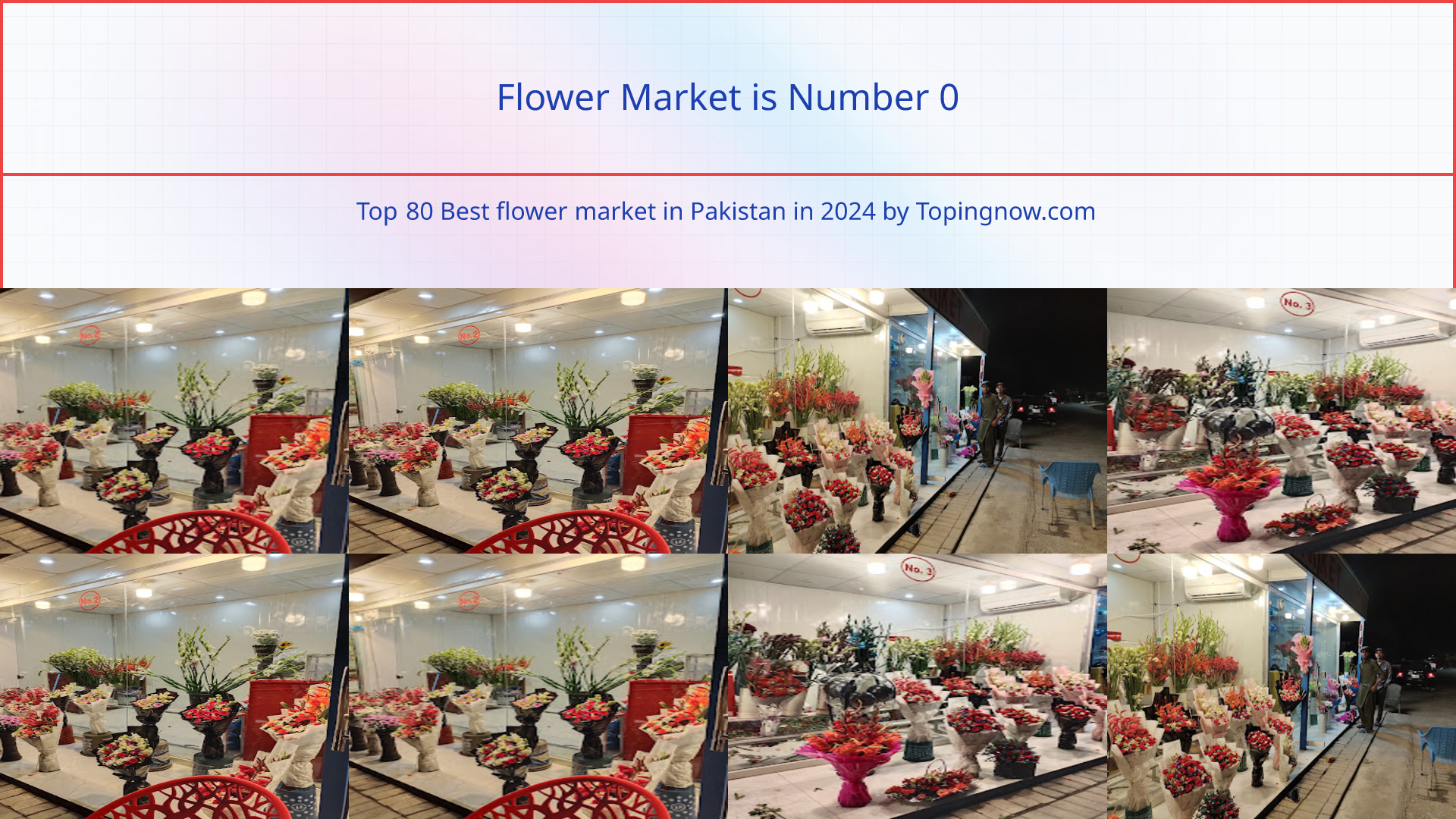 Flower Market: Top 80 Best flower market in Pakistan in 2024