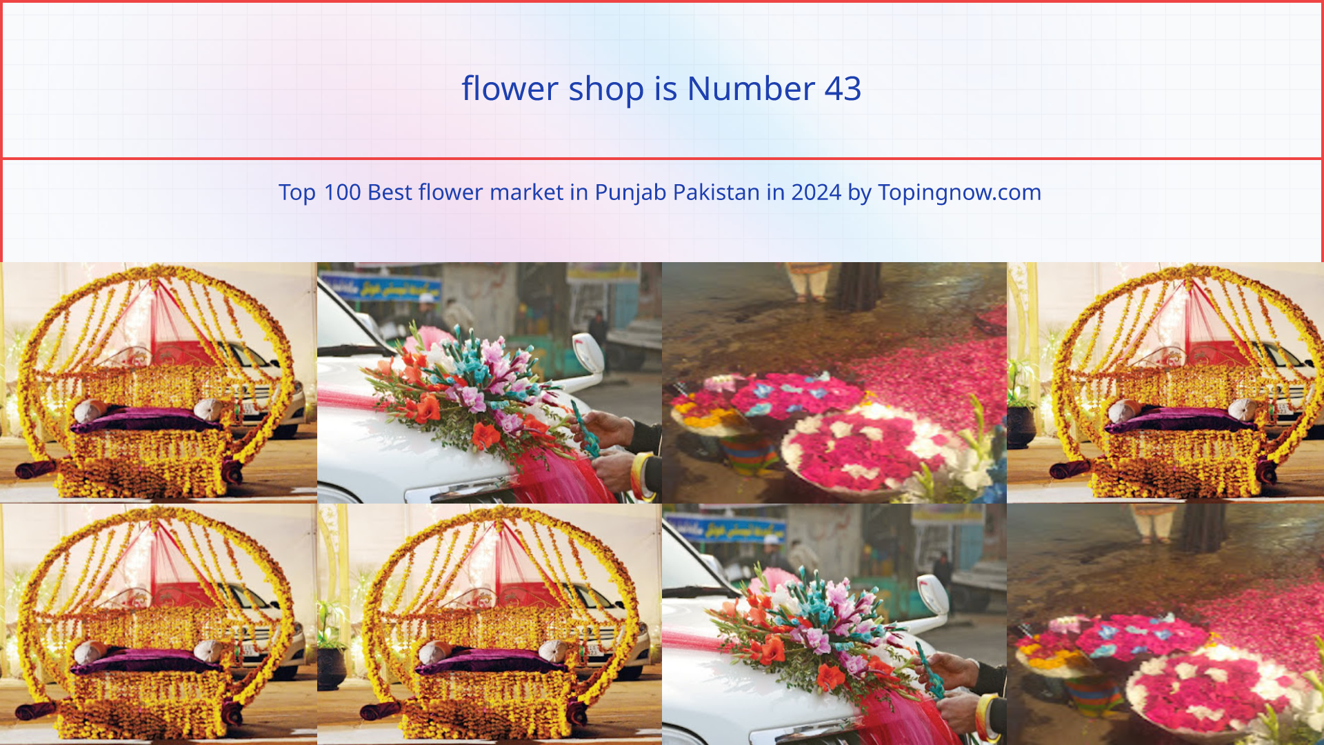 flower shop: Top 100 Best flower market in Punjab Pakistan in 2025