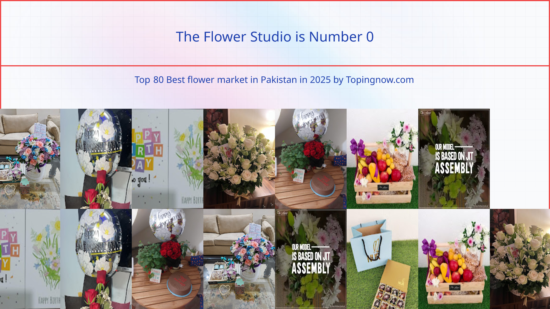 The Flower Studio: Top 80 Best flower market in Pakistan in 2025