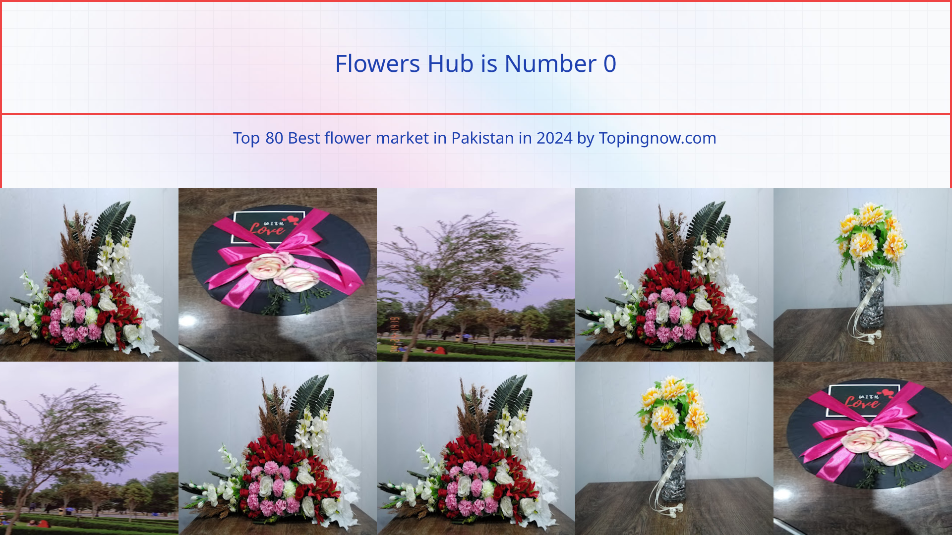 Flowers Hub: Top 80 Best flower market in Pakistan in 2025