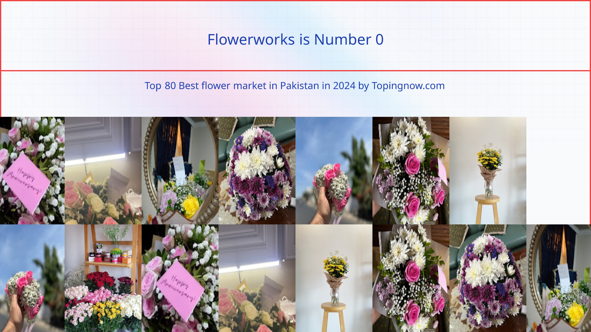 Flowerworks: Top 80 Best flower market in Pakistan in 2025