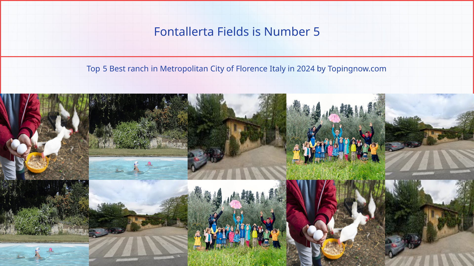 Fontallerta Fields: Top 5 Best ranch in Metropolitan City of Florence Italy in 2025