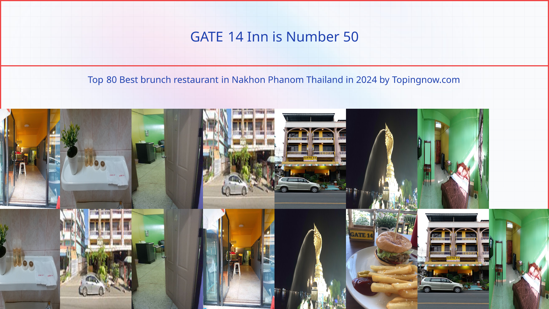 GATE 14 Inn: Top 80 Best brunch restaurant in Nakhon Phanom Thailand in 2025