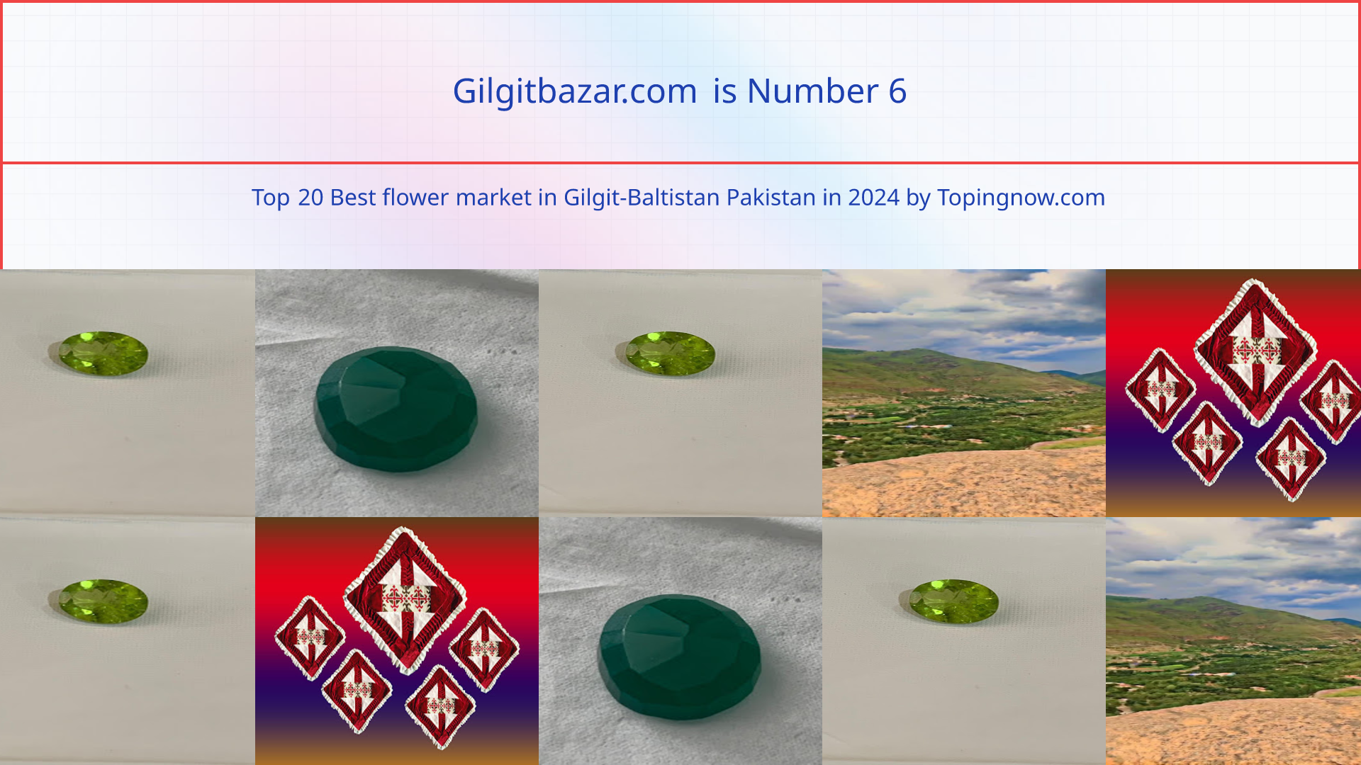 Gilgitbazar.com: Top 20 Best flower market in Gilgit-Baltistan Pakistan in 2024