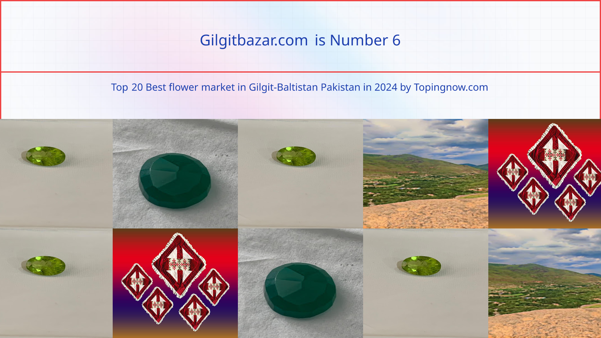 Gilgitbazar.com: Top 20 Best flower market in Gilgit-Baltistan Pakistan in 2025