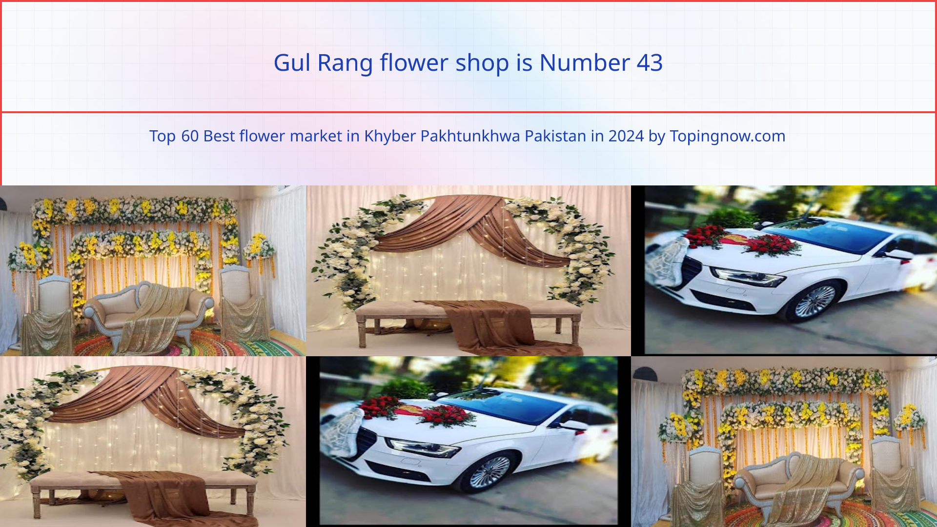 Gul Rang flower shop: Top 60 Best flower market in Khyber Pakhtunkhwa Pakistan in 2025