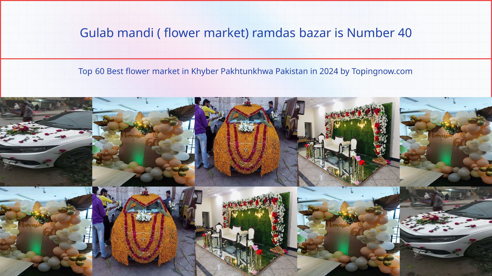 Gulab mandi ( flower market) ramdas bazar: Top 60 Best flower market in Khyber Pakhtunkhwa Pakistan in 2024