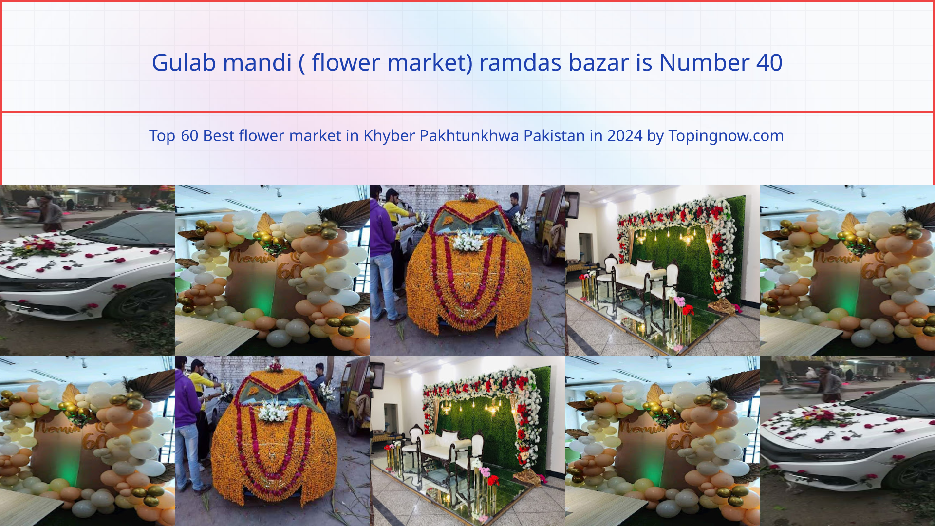 Gulab mandi ( flower market) ramdas bazar: Top 60 Best flower market in Khyber Pakhtunkhwa Pakistan in 2025