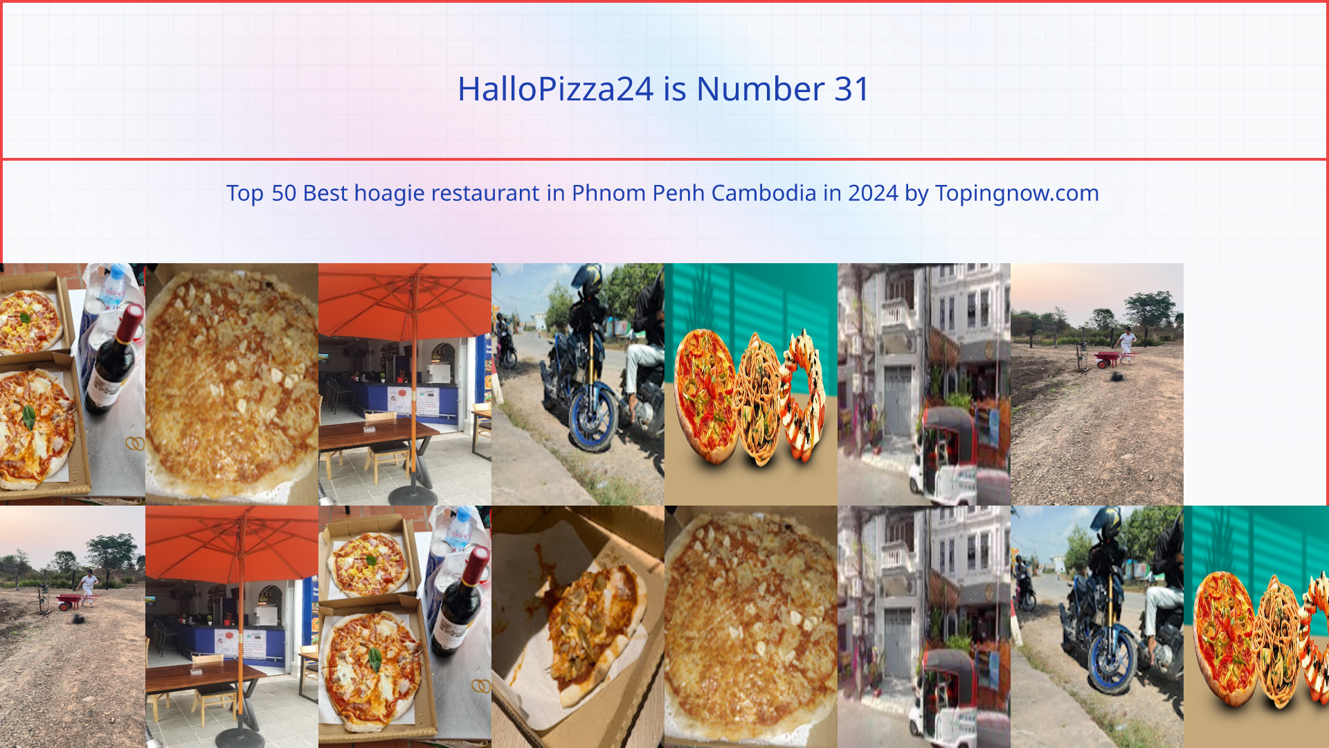 HalloPizza24: Top 50 Best hoagie restaurant in Phnom Penh Cambodia in 2024