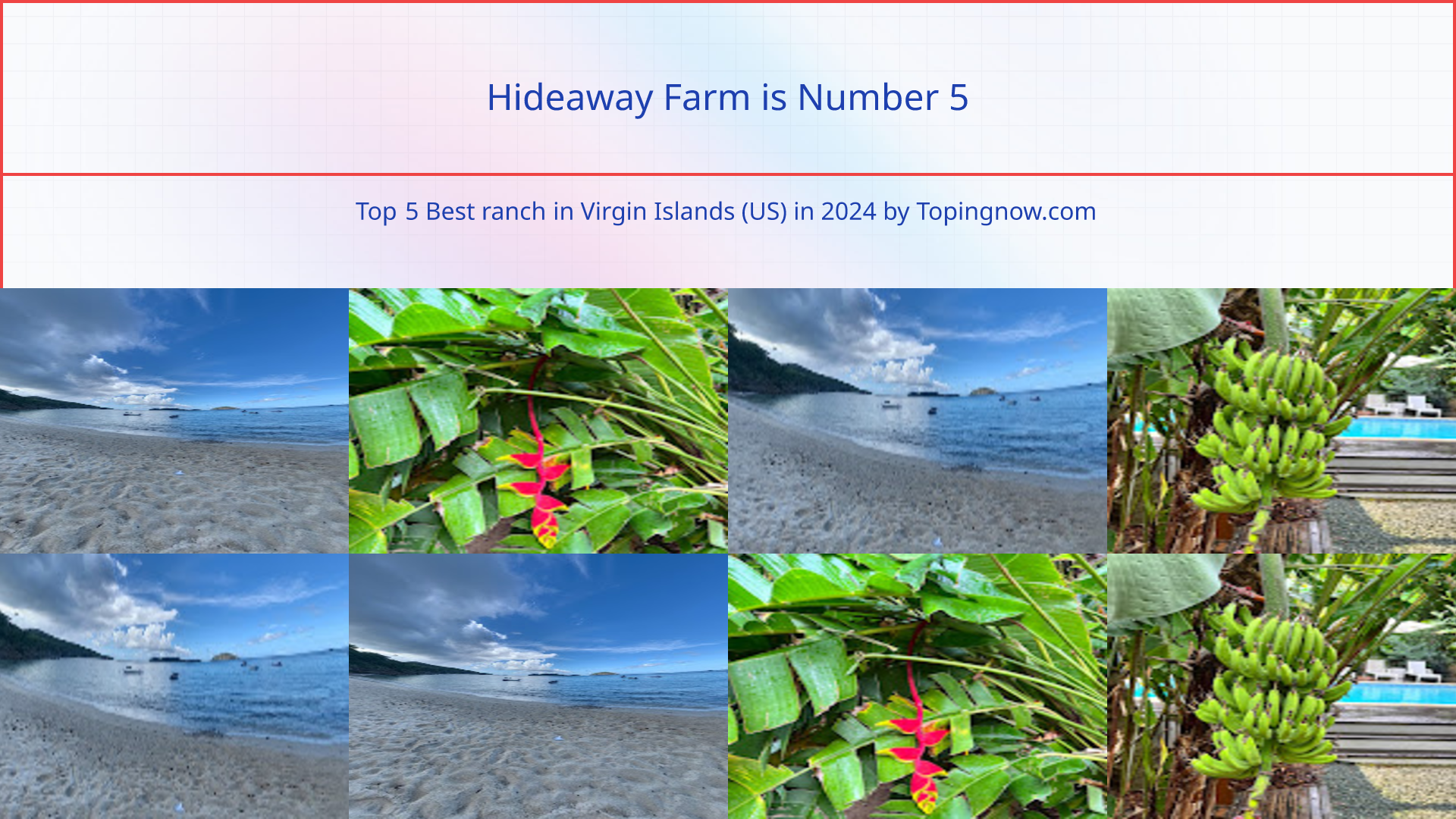 Hideaway Farm: Top 5 Best ranch in Virgin Islands (US) in 2024