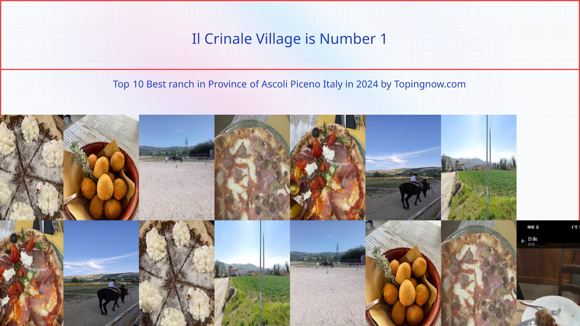 Il Crinale Village: Top 10 Best ranch in Province of Ascoli Piceno Italy in 2024