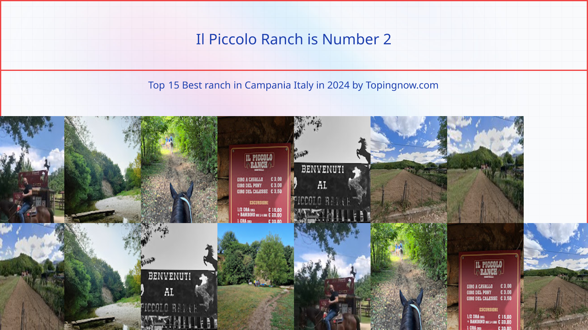 Il Piccolo Ranch: Top 15 Best ranch in Campania Italy in 2024