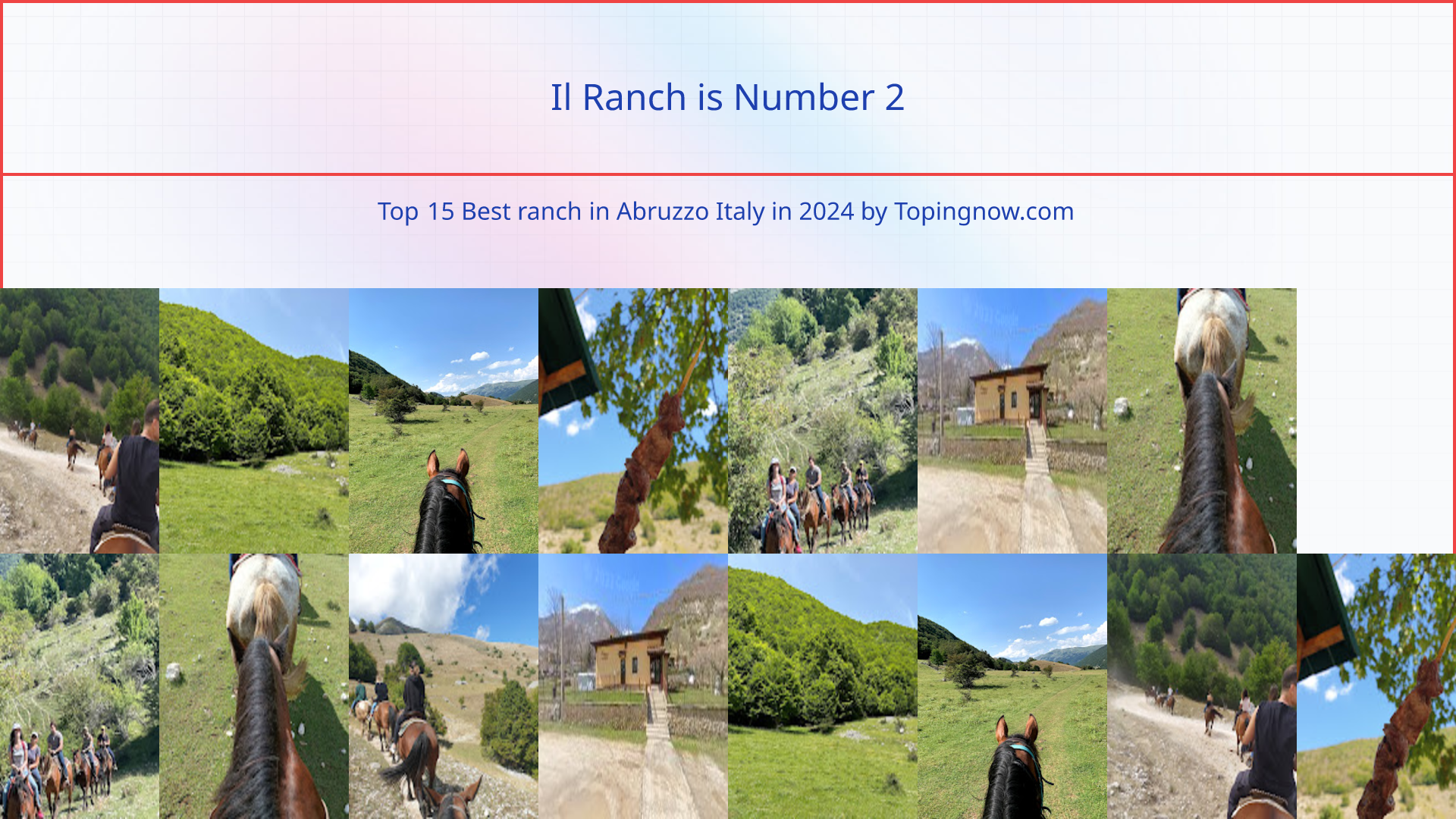 Il Ranch: Top 15 Best ranch in Abruzzo Italy in 2025