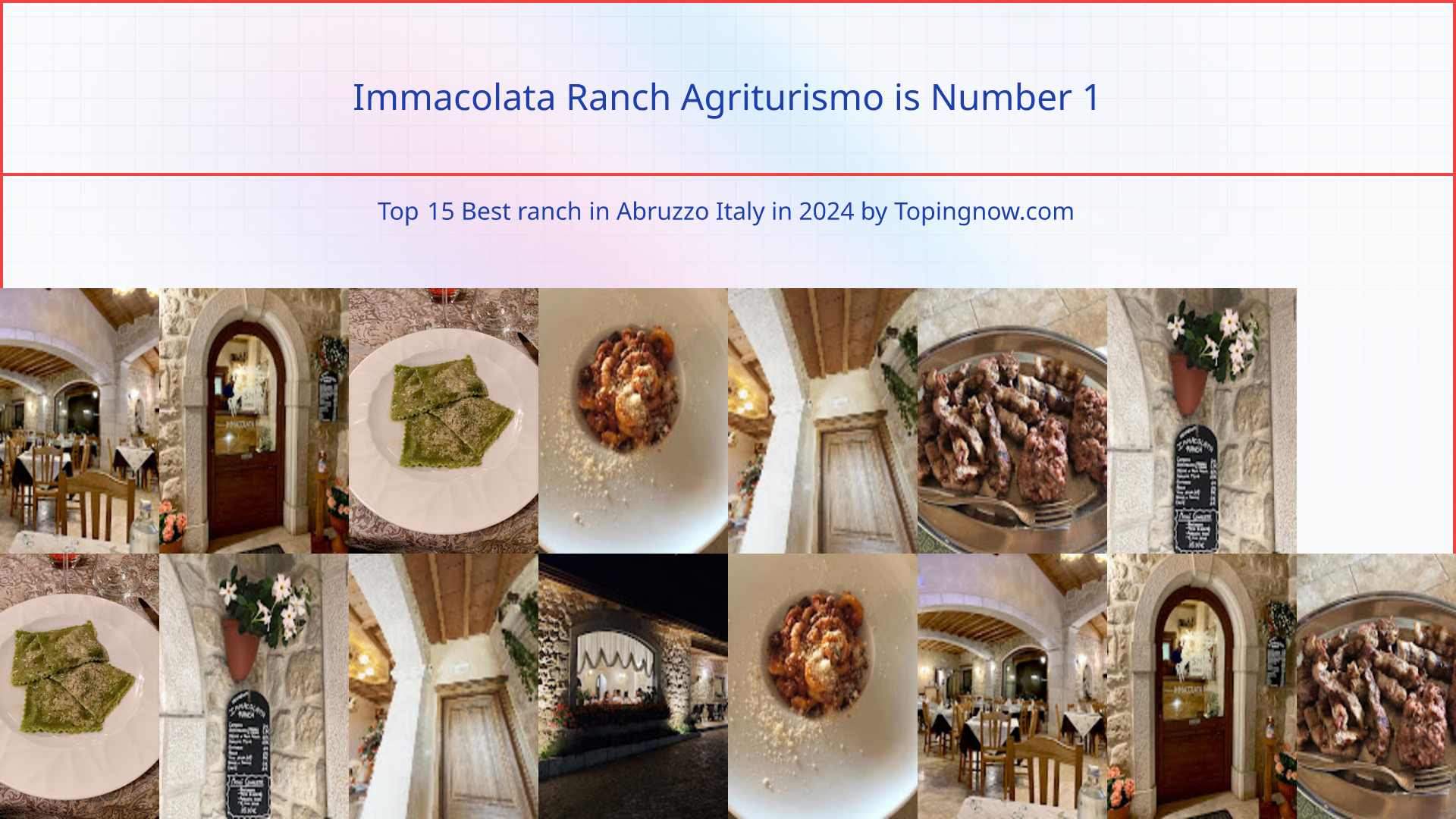 Immacolata Ranch Agriturismo: Top 15 Best ranch in Abruzzo Italy in 2025