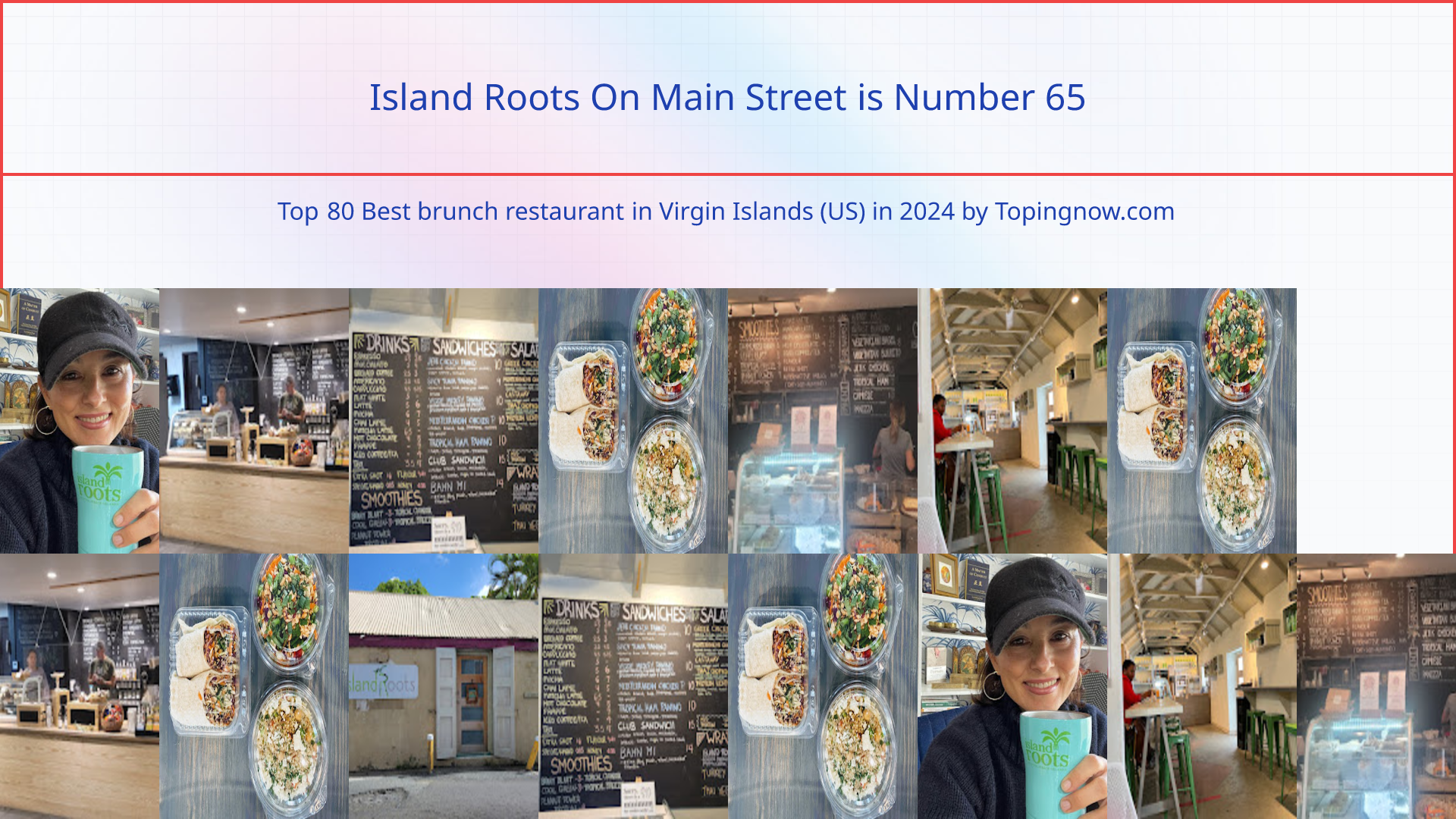 Island Roots On Main Street: Top 80 Best brunch restaurant in Virgin Islands (US) in 2024