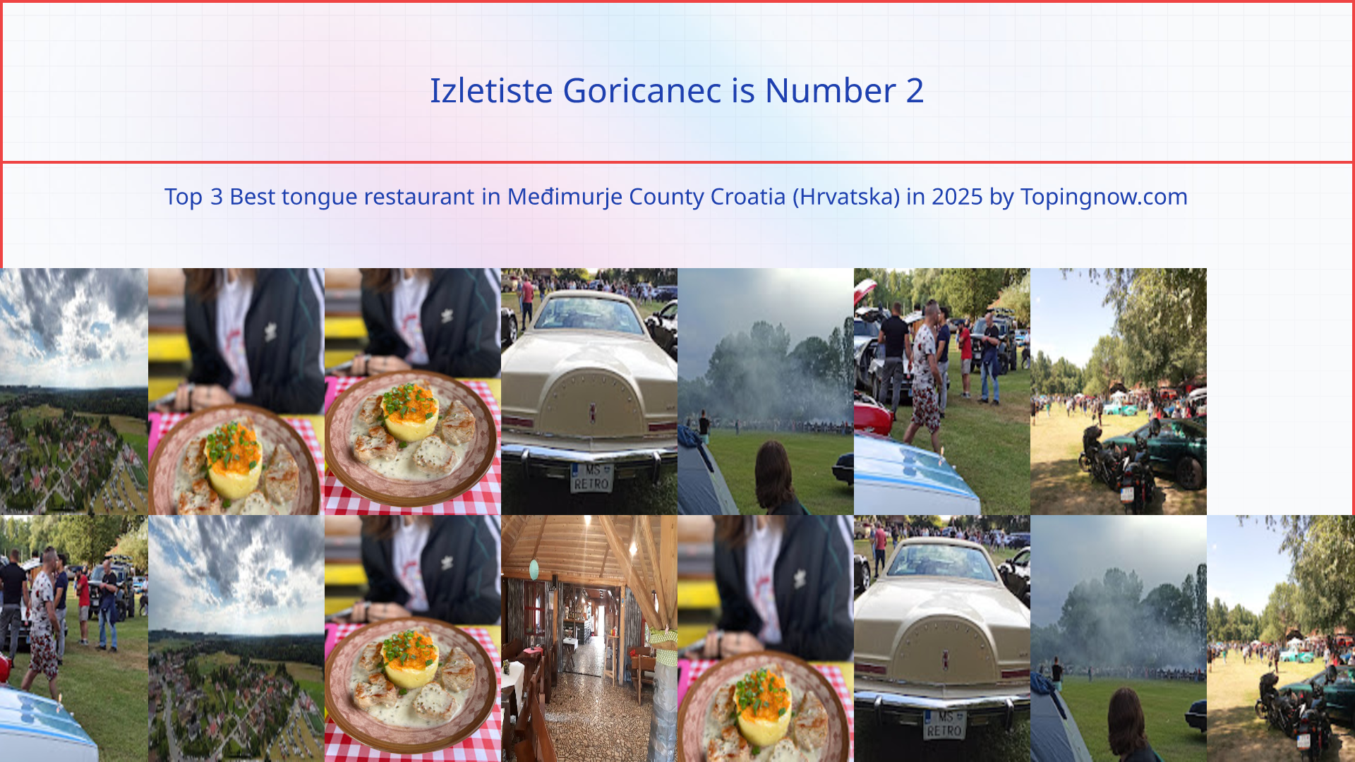 Izletiste Goricanec: Top 3 Best tongue restaurant in Međimurje County Croatia (Hrvatska) in 2025