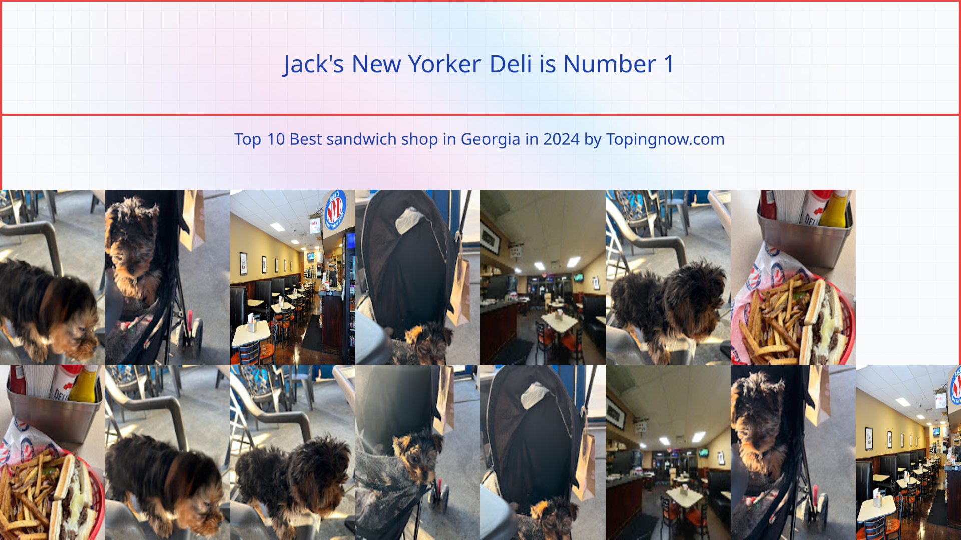 Jack's New Yorker Deli: Top 100 Best sandwich shop in Georgia in 2024