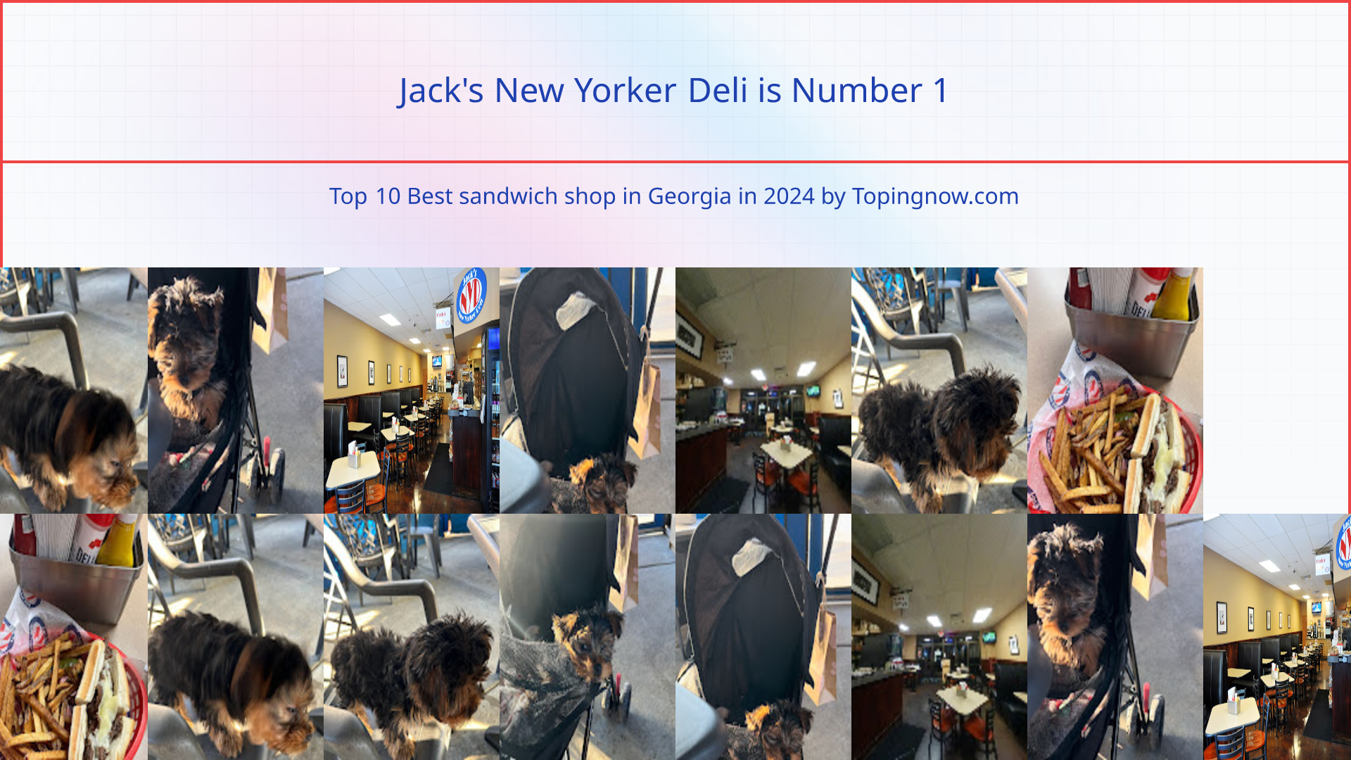 Jack's New Yorker Deli: Top 100 Best sandwich shop in Georgia in 2025