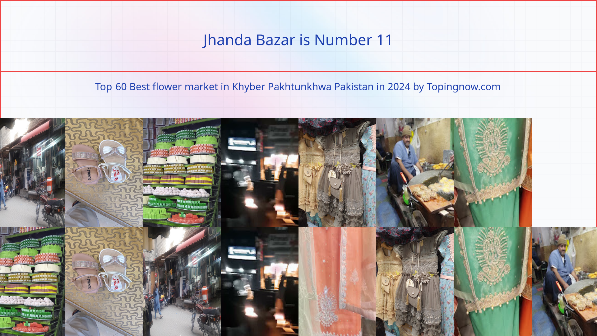 Jhanda Bazar: Top 60 Best flower market in Khyber Pakhtunkhwa Pakistan in 2025