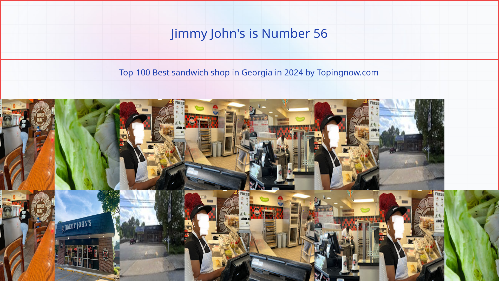 Jimmy John's: Top 100 Best sandwich shop in Georgia in 2024