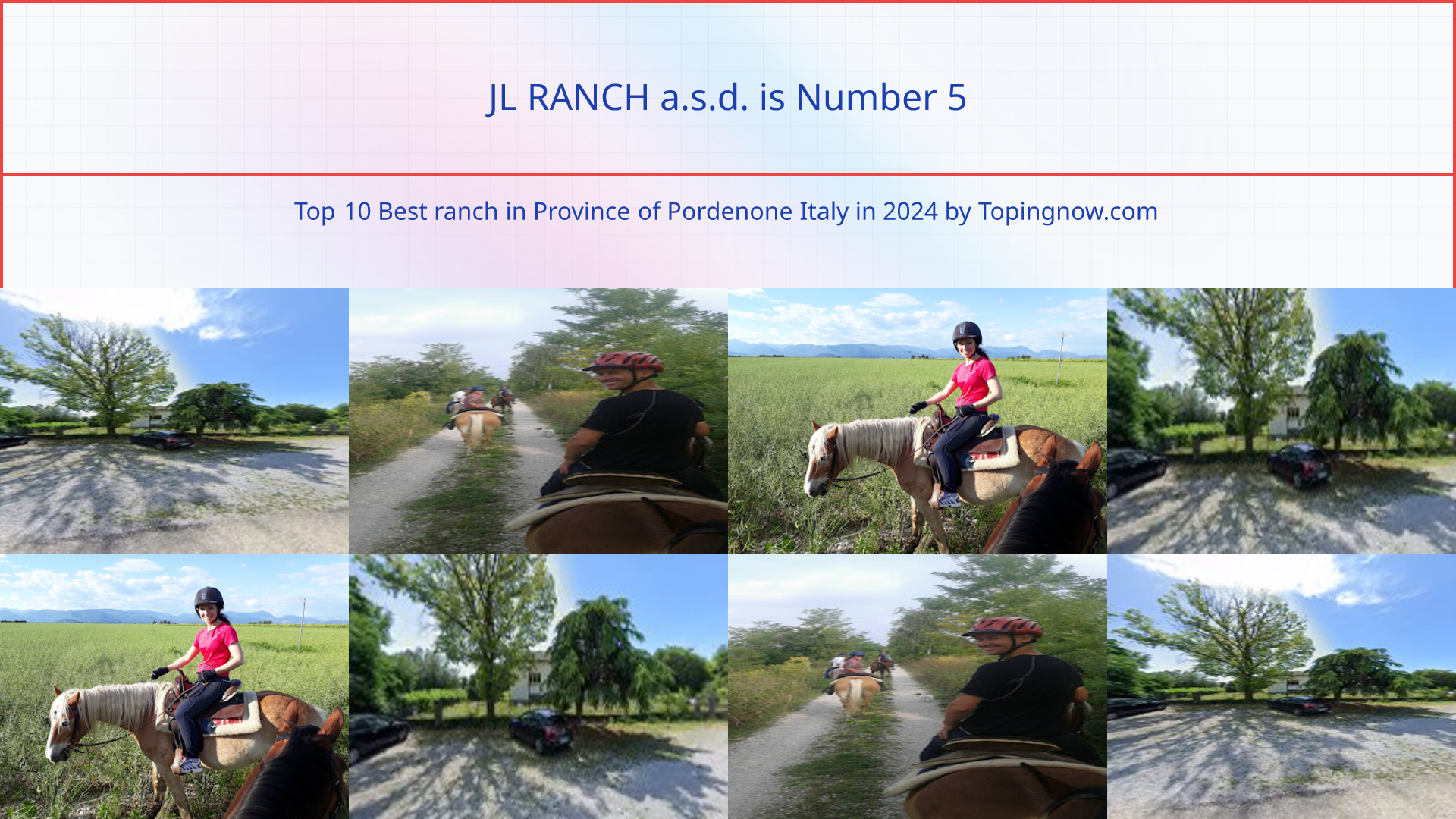JL RANCH a.s.d.: Top 10 Best ranch in Province of Pordenone Italy in 2024