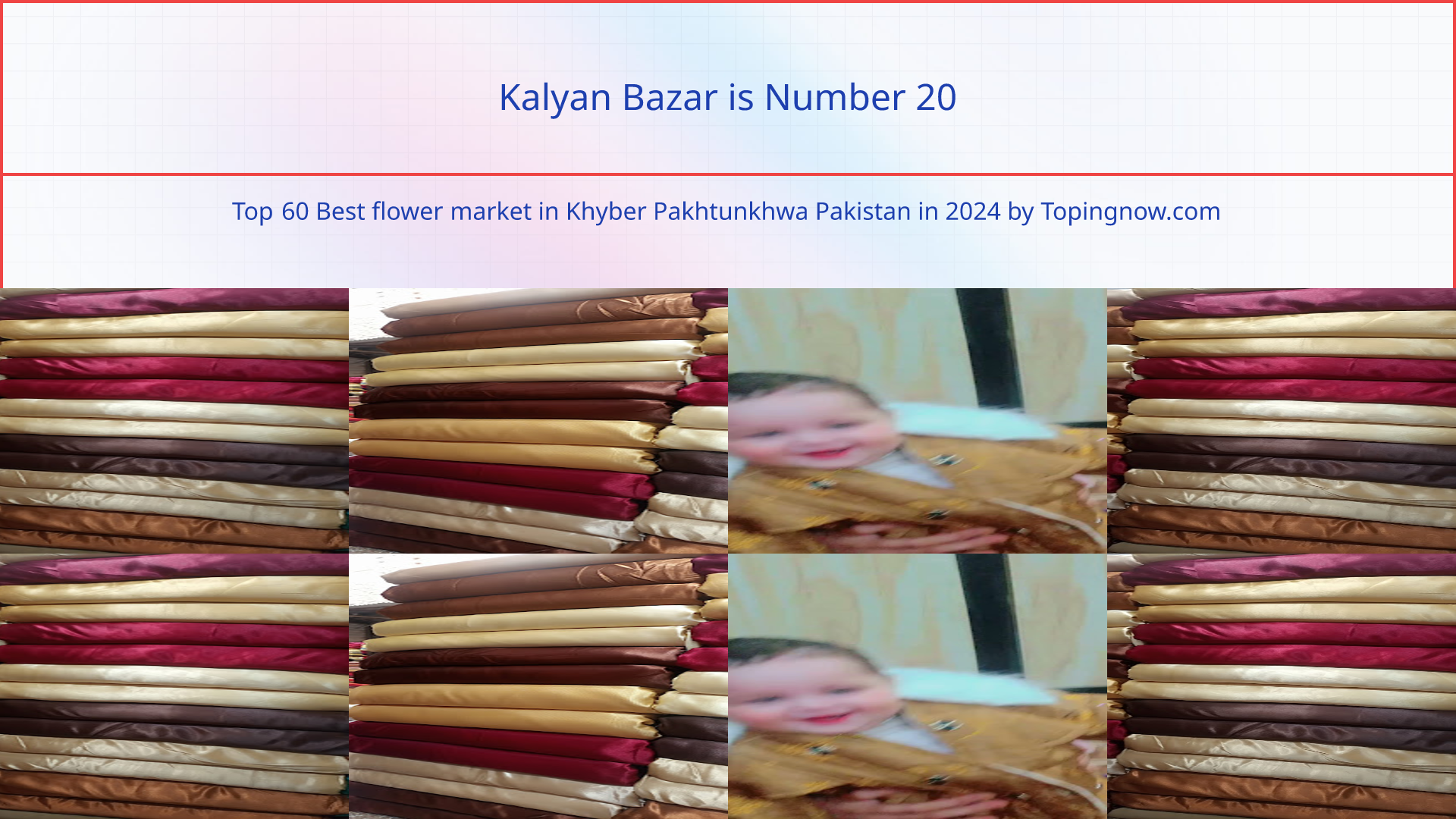 Kalyan Bazar: Top 60 Best flower market in Khyber Pakhtunkhwa Pakistan in 2024
