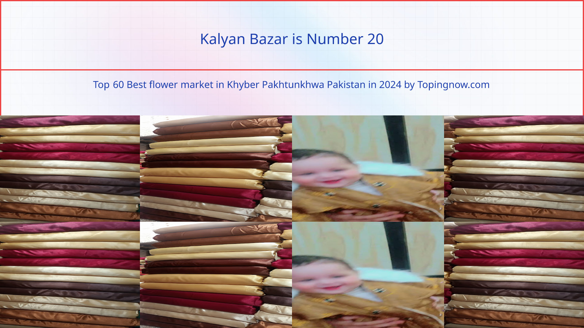 Kalyan Bazar: Top 60 Best flower market in Khyber Pakhtunkhwa Pakistan in 2025