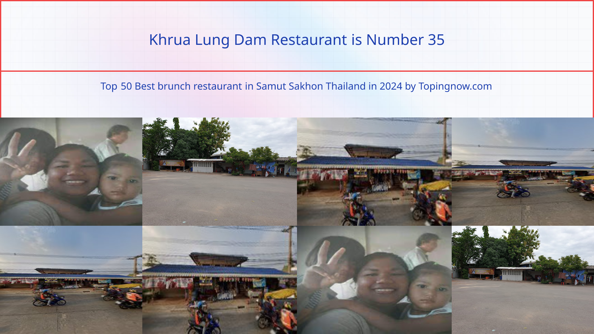 Khrua Lung Dam Restaurant: Top 50 Best brunch restaurant in Samut Sakhon Thailand in 2024
