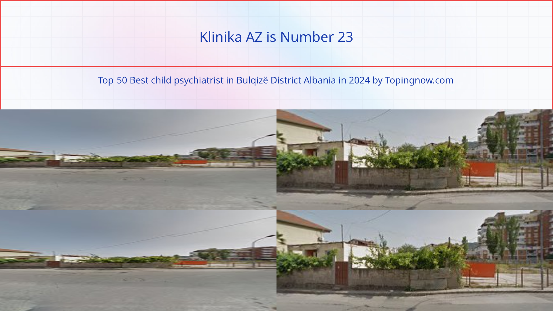 Klinika AZ: Top 50 Best child psychiatrist in Bulqizë District Albania in 2025