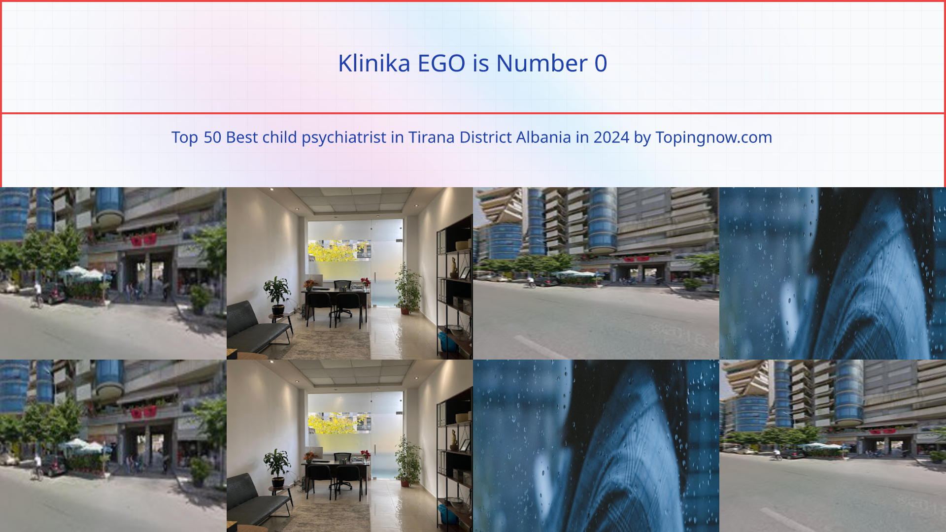 Klinika EGO: Top 50 Best child psychiatrist in Tirana District Albania in 2024