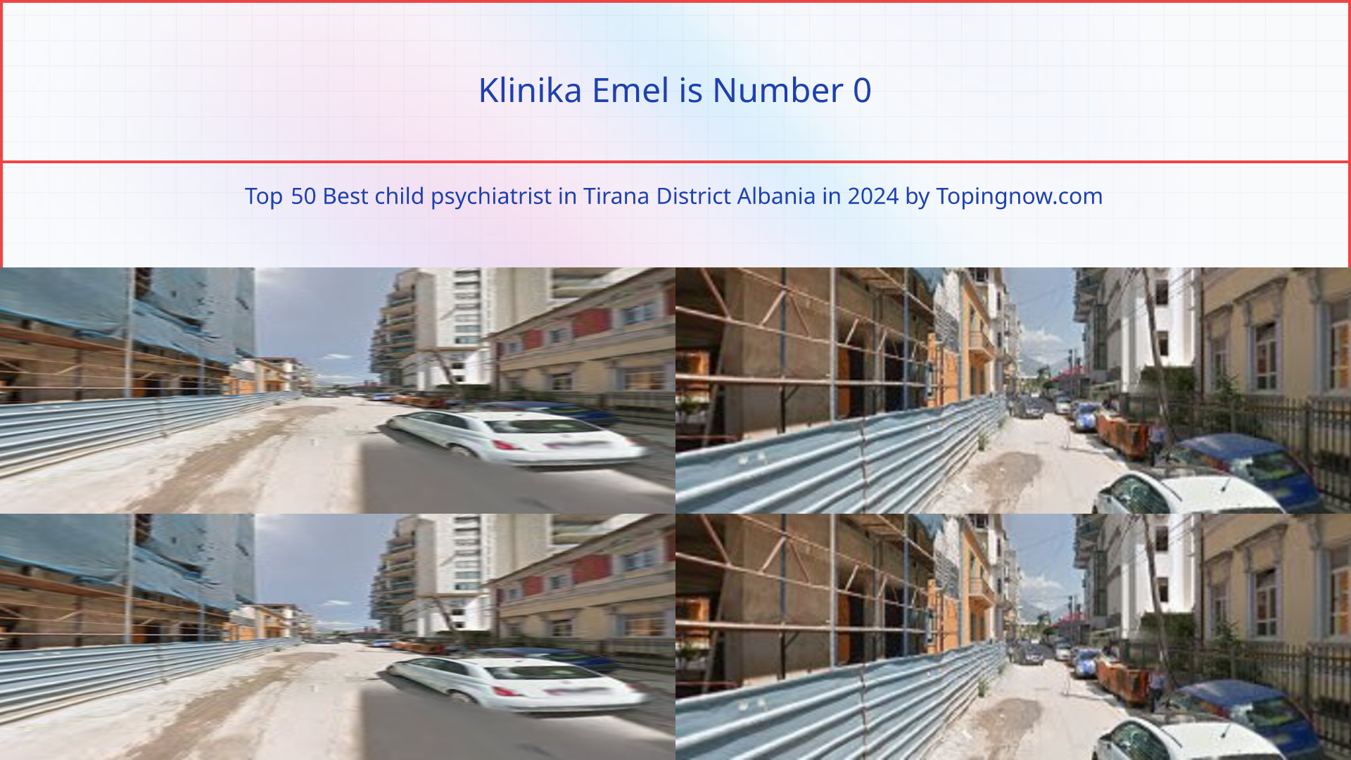 Klinika Emel: Top 50 Best child psychiatrist in Tirana District Albania in 2025