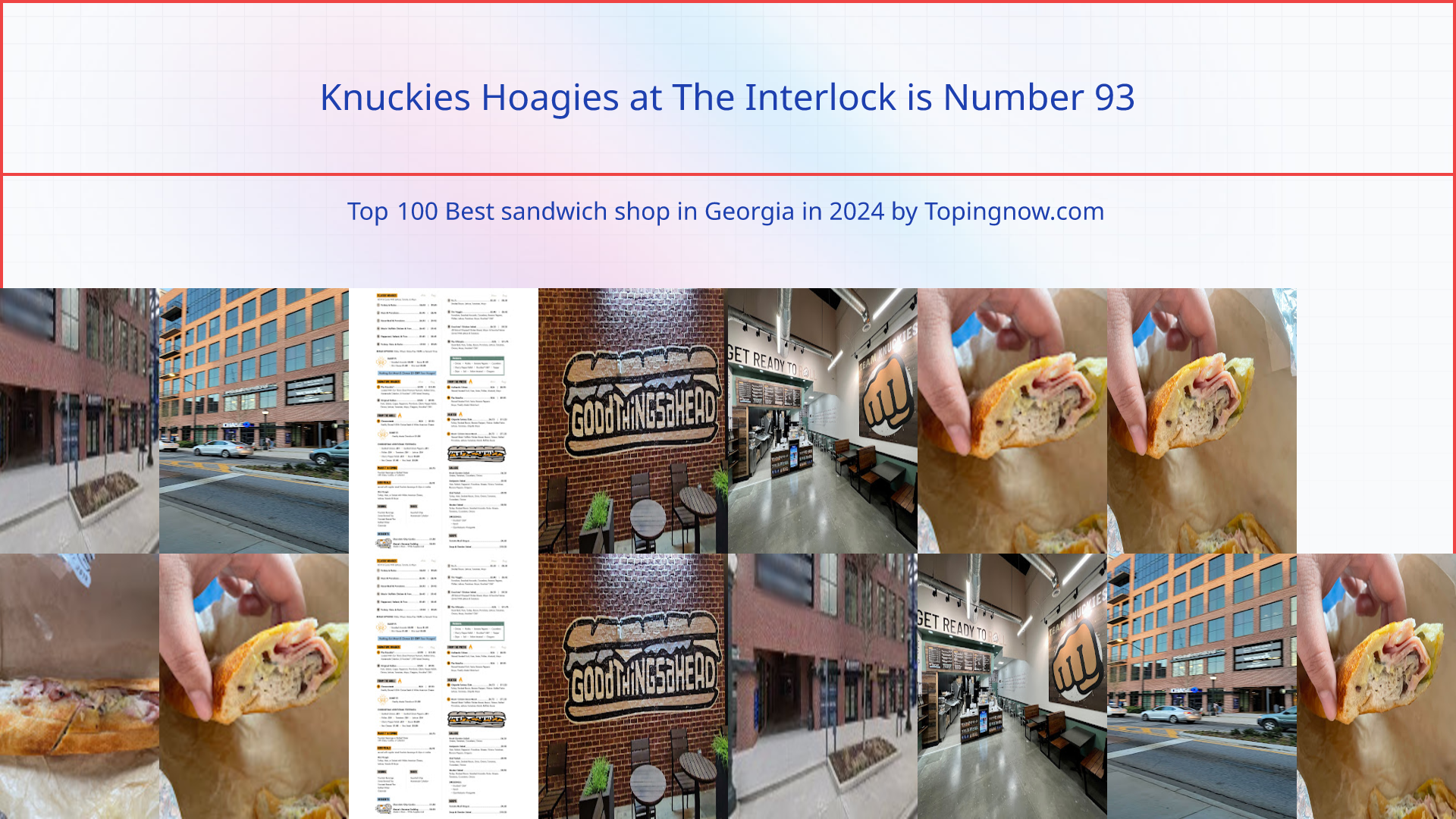 Knuckies Hoagies at The Interlock: Top 100 Best sandwich shop in Georgia in 2024